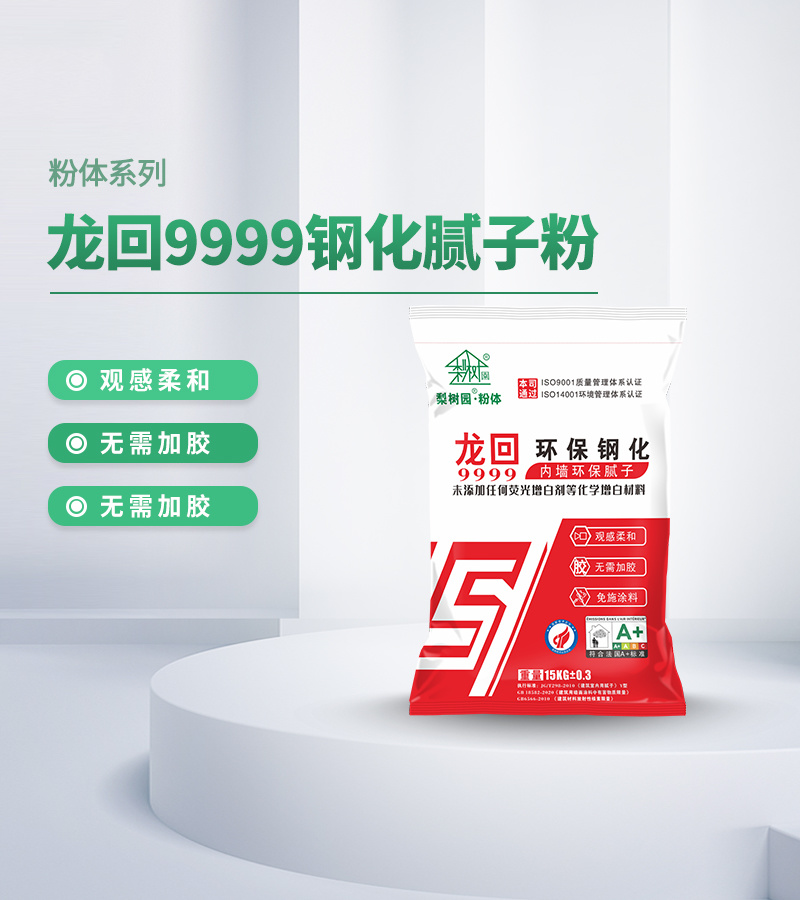 龙回9999钢化腻子粉