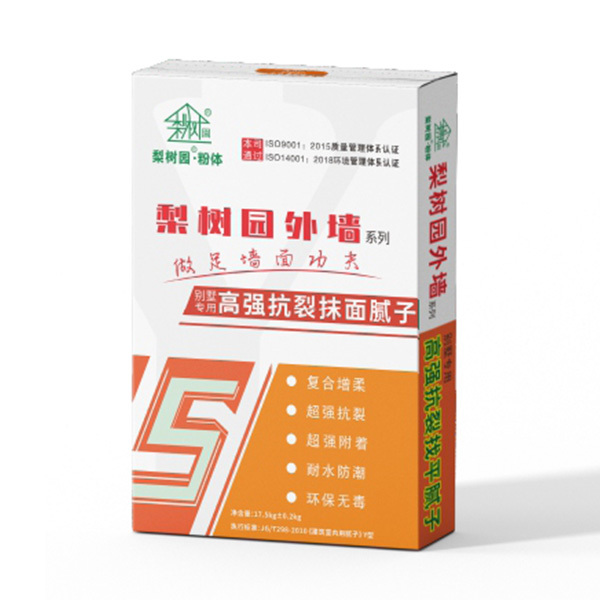 别墅专用外墙高强抗裂抹面腻子
